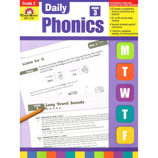 Evan-Moor® Daily Phonics Practice Book, Grade 3
